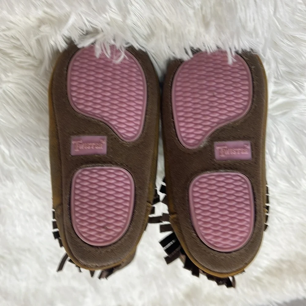 Twister Brown Fringe Baby Buckers